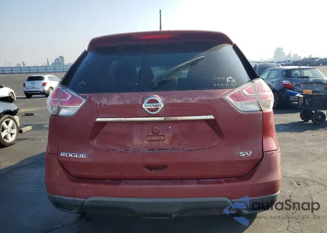 2016 Nissan Rogue S из США, поврежденный, VIN KNMAT2MT7GP654846